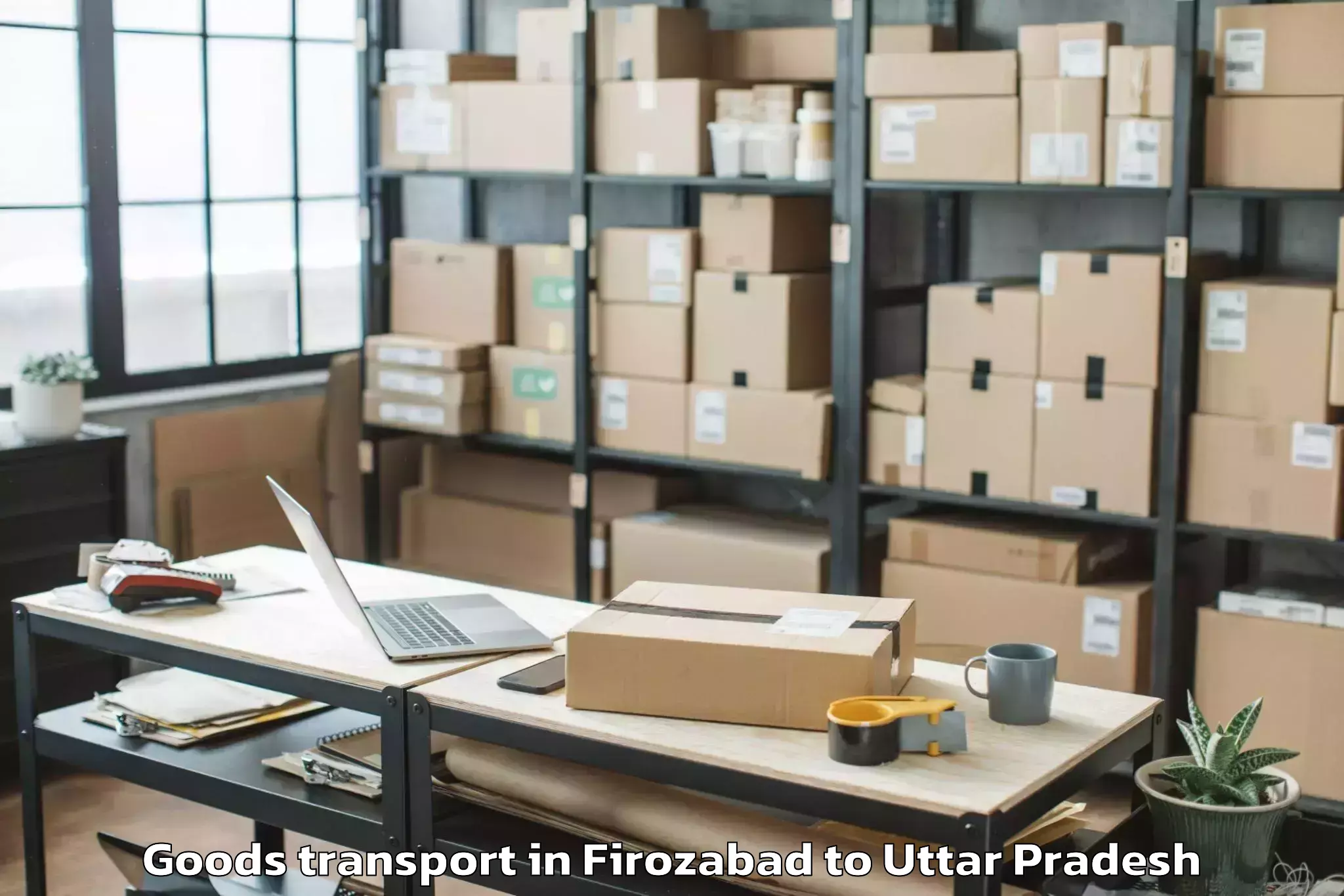 Leading Firozabad to Mahroni Goods Transport Provider